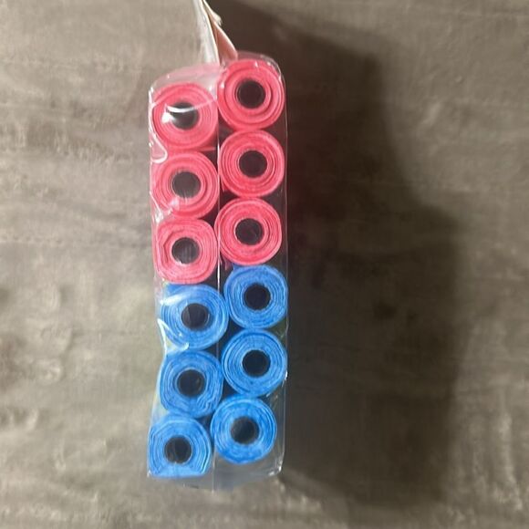 Pet Obsession 24 Rolls Pink Blue Pet Dispenser Refills Waste Bags 360 Total - Picture 5 of 5